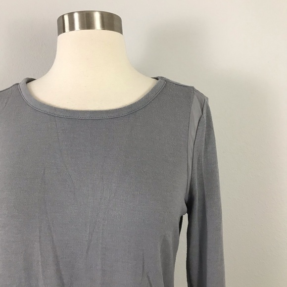 Nicole Miller small Top Gray Sheer Trim - Picture 7 of 7